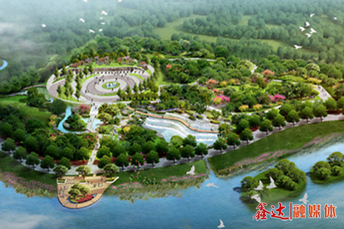 城市后花園！鑫達(dá)助建雄安綠博園市政道路及配套綜合管線工程！